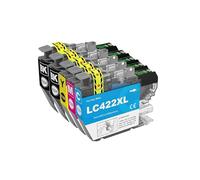 Cartucho LC422 LC422XL, Compatible con Brother, J5340DW | LC-422 LC-422XL para MFC-J5740DW MFC-J5345DW MFC-J6540DW MFC-J6940DW impresoras(5PCS(1set))