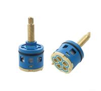 Cartucho mezclador de agua de 5 posiciones para instalaciones de grifos de cocina que requieren desviación de temperatura dual (5 (76 mm)