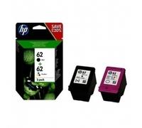HP Pack de ahorro de 2 cartuchos de tinta original 62 negro/tricolor