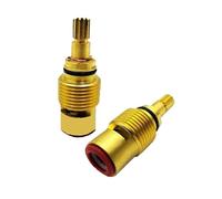 Cartucho para grifo, válvula de latón, Replacement Faucet Cartridge Brass Ceramic Disc Valve 12 Teeth M4 Thread for Bathroom Kitchen Tap