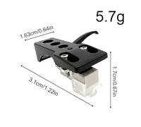 Cartucho para Tocadiscos: Lápiz Capacitivo para Tocadiscos, Aguja De Captación De Audio De Precisión, Componente De Reproducción De Sonido Claro, Accesorio De Fono De Repuesto Duradero | Mejora De