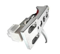 Cartucho para tocadiscos para discos - Lápiz óptico magnético universal, reemplazo de audio de salida de 4,2 mV de alta fidelidad, aguja de fuerza de seguimiento de montaje de 1/2 pulgada para monitor