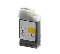 Cartucho PFI-107 Compatible con Canon ImagePROGRAF IPF670 | Capacidad de 130 ml, texto claro, colores vivos, suministro de tinta estable, fácil instalación(Y)