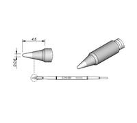 Cartucho punta conica 0,6mm 4,5mm t210 jbc