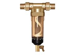 Cartucho Sedimentos Prefiltro de 0,5/0,75 pulgadas, filtro de agua de precipitación rotatorio for toda la casa, purificación de prefiltro central, retrolavado Instalación universal(0.5 inch)