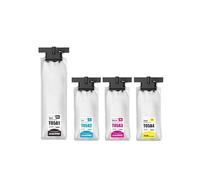 Cartucho T05A1 T05A2 T05A3 T05A4 Compatible con Epson WF-C878R | Impresión de oficina, Tinta pigmentada, Diseño de bolsa de tinta, Salida estable, Cartucho de repuesto(1Set)