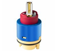 Cartucho termostático de latón JH02BJ (HL-40) de 2 agujeros, repuesto de válvula termostática de cobre para cocina y baño, ducha y grifos mezcladores