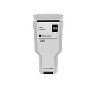 Cartucho Tinta 745XL Compatible con HP DesignJet Z2600 Z5600 | Impresión Gran Formato, Tinta Pigmentada, Capacidad 300ml, Salida Estable, Recambio(PBK)