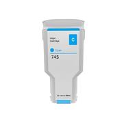 Cartucho Tinta 745XL Compatible con HP DesignJet Z2600 Z5600 | Impresión Gran Formato, Tinta Pigmentada, Capacidad 300ml, Salida Estable, Recambio(CY)