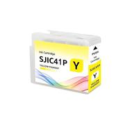 Cartucho Tinta, Compatible con EPSON, SJIC41P CW-C4000e | Serie 41P, impresión de etiquetas, formato compacto, manejo sencillo(NA.SJIC41P--Y)