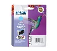 Cartucho tinta epson t0805 cian claro 7.4ml stylus photo r265/ 360/ rx560/ colibri (C13T080540B0)