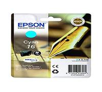 CARTUCHO TINTA EPSON T162240 CIAN WF-2010/2510/2520/2530/2540/ PLUMA
