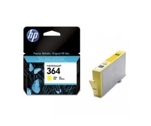 Cartucho tinta hp 364 cb320ee amarillo 3ml d5460/ b8550/ c6380/ c5380 (883585705528)
