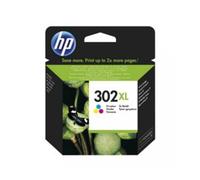 HP Cartucho de tinta original 302XL de alta capacidad tricolor