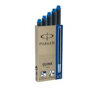 Cartucho Tinta PARKER Quink Azul, Caja x5