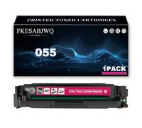 Cartucho Tóner 055, Cartuchos Tóner 055K 055C 055M 055Y para Canon i-SENSYS LBP664Cx LBP663Cdw MF746Cx MF742Cdw MF744Cdw Impresoras,Magenta-1 Pack