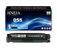 Cartucho Tóner 055, Cartuchos Tóner Compatibles 055K 055C 055M 055Y para Canon i-SENSYS MF742Cdw MF744Cdw MF746Cx LBP663Cdw LBP664Cx Impresoras,Black-1 Pack