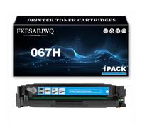 Cartucho Tóner 067H, Cartuchos Tóner 067HK 067HC 067HM 067HY para Canon i-SENSYS LBP631Cw LBP633Cdw MF651Cw MF655Cdw MF657Cdw Impresoras,Cyan-1 Pack