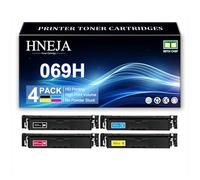 Cartucho Tóner 069H, Compatible Cartuchos Tóner 5098C001 5097C001 5096C001 5095C001 para Canon MF755Cdw MF754Cdw MF753Cdw MF752Cdw MF751Cdw LBP672C LBP673Cdw LBP674Cx Impresoras,4 Colors-1 Pack
