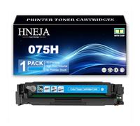 Cartucho Tóner 075H, Compatible Cartuchos Tóner 075HK 075HC 075HM 075HY para Canon MF662Cdw MF663Cdw MF664Cdw MF665Cdw MF667Cdw LBP646Cdw LBP647Cdw Impresoras,Cyan-1 Pack