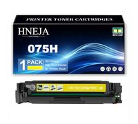Cartucho Tóner 075H, Compatible Cartuchos Tóner 075HK 075HC 075HM 075HY para Canon MF662Cdw MF663Cdw MF664Cdw MF665Cdw MF667Cdw LBP646Cdw LBP647Cdw Impresoras,Yellow-1 Pack