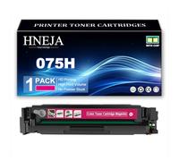 Cartucho Tóner 075H, Compatible Cartuchos Tóner 075HK 075HC 075HM 075HY para Canon MF662Cdw MF663Cdw MF664Cdw MF665Cdw MF667Cdw LBP646Cdw LBP647Cdw Impresoras,Magenta-1 Pack
