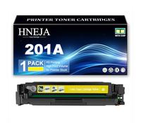 Cartucho Tóner 201A, Cartuchos Tóner Compatibles CF400A CF401A CF403A CF402A para HP M252n M252dw M274n M277n M277dw Impresoras,Yellow-1 Pack