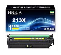 Cartucho Tóner 213X, Cartuchos Tóner Compatibles W2130X W2131X W2133X W2132X para HP 5700dn 5800dn 6700dn 6701dn 6800dn 6801dn Impresoras,Yellow-1 Pack