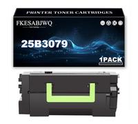 Cartucho Tóner 25B3079 para Lexmark M5255 M5265 M5270 XM5365 XM5370 | Cartuchos Tóner Negros Compatibles 25B3079 | Alto Rendimiento | 45000 Páginas,Black-1 Pack