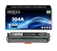 Cartucho Tóner 304A, Cartuchos Tóner Compatibles CC530A CC531A CC533A CC532A para HP CP2020 CP2024 CP2025 CP2026 CP2027 CP2024n CP2024dn CP2025n CP2025dn CP2025x Impresoras,Black-1 Pack