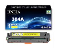 Cartucho Tóner 304A, Cartuchos Tóner Compatibles CC530A CC531A CC533A CC532A para HP CP2020 CP2024 CP2025 CP2026 CP2027 CP2024n CP2024dn CP2025n CP2025dn CP2025x Impresoras,Yellow-1 Pack