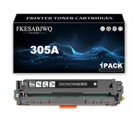 Cartucho Tóner 305A, Cartuchos Tóner CE410A CE411A CE412A CE413A para HP M351 M375nw M451nw M451dn M451dw M475dn M475dw Impresoras,Black-1 Pack