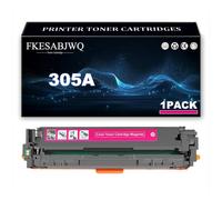 Cartucho Tóner 305A, Cartuchos Tóner CE410A CE411A CE412A CE413A para HP M351 M375nw M451nw M451dn M451dw M475dn M475dw Impresoras,Magenta-1 Pack
