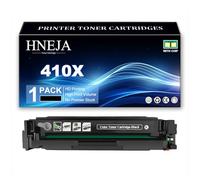 Cartucho Tóner 410X, Cartuchos Tóner Compatibles CF410X CF411X CF413X CF412X para HP M377dw M452dw M452dn M452nw M477fnw M477fdn M477fdw Impresoras,Black-1 Pack