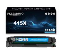 Cartucho Tóner 415X, Cartuchos Tóner W2030X W2031X W2033X W2032X para HP M454dw M479dw M479fdw M454dn M479fdn Impresoras,Cyan-1 Pack