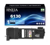 Cartucho Tóner 6130, 106R01281 106R01278 106R01279 106R01280 Cartuchos Tóner Repuesto para Xerox Phaser 6130 6130N Impresoras,Black-1 Pack