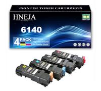 Cartucho Tóner 6140, 106R01480 106R01477 106R01478 106R01479 Cartuchos Tóner Repuesto para Xerox Phaser 6140 6140N Impresoras,4 Colors-1 Pack