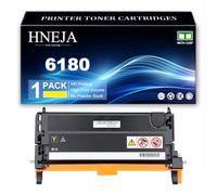 Cartucho Tóner 6180, Compatible Cartuchos Tóner 113R00722 113R00719 113R00720 113R00721 para Xerox Phaser 6180 6180N 6180DN Impresoras,Yellow-1 Pack