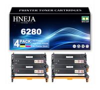 Cartucho Tóner 6280, Compatible Cartuchos Tóner 106R01391 106R01388 106R01389 106R01390 para Xerox Phaser 6280 6280N 6280DN 6280YN Impresoras,4 Colors-1 Pack