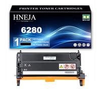 Cartucho Tóner 6280, Compatible Cartuchos Tóner 106R01391 106R01388 106R01389 106R01390 para Xerox Phaser 6280 6280N 6280DN 6280YN Impresoras,Black-1 Pack