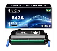 Cartucho Tóner 642A, Cartuchos Tóner Compatibles CB400A CB401A CB403A CB402A para HP CP4005 CP4005n CP4005dn Impresoras,Black-1 Pack