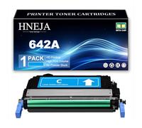 Cartucho Tóner 642A, Cartuchos Tóner Compatibles CB400A CB401A CB403A CB402A para HP CP4005 CP4005n CP4005dn Impresoras,Cyan-1 Pack