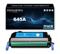 Cartucho Tóner 645A para HP 5500 5500n 5500dn 5550 5550n 5550dn Impresoras | Cartuchos Tóner C9730A C9731A C9733A C9732A, Compatibles 5500dtn 5550dtn 5550hdn 5500hdn,Cyan-1 Pack