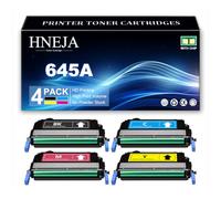Cartucho Tóner 645A para HP 5550 5550n 5550dn 5550dtn 5550hdn Impresoras | Cartuchos Tóner C9730A C9731A C9733A C9732A, Compatibles Impresoras 5500 5500n 5500dn 5500dtn 5500hdn,4 Colors-1 Pack