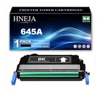 Cartucho Tóner 645A para HP 5550 5550n 5550dn 5550dtn 5550hdn Impresoras | Cartuchos Tóner C9730A C9731A C9733A C9732A, Compatibles Impresoras 5500 5500n 5500dn 5500dtn 5500hdn,Black-1 Pack