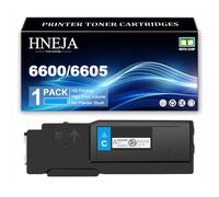 Cartucho Tóner 6600 / 6605, Cartuchos Tóner Compatibles 106R02248 106R02245 106R02246 106R02247 para Xerox Phaser 6600 Impresoras, para Xerox WorkCentre 6605N 6605DN Impresoras,Cyan-1 Pack