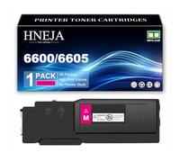 Cartucho Tóner 6600 / 6605, Cartuchos Tóner Compatibles 106R02248 106R02245 106R02246 106R02247 para Xerox Phaser 6600 Impresoras, para Xerox WorkCentre 6605N 6605DN Impresoras,Magenta-1 Pack