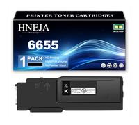 Cartucho Tóner 6655, Cartuchos Tóner Compatibles 106R02747 106R02744 106R02745 106R02746 para Xerox WorkCentre 6655 6655i Impresoras,Black-1 Pack