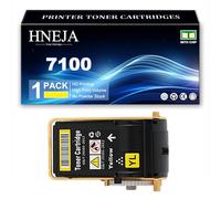 Cartucho Tóner 7100, Compatible Cartuchos Tóner 106R02599 106R02600 106R02601 106R02605 para Xerox Phaser 7100 7100N 7100DN Impresoras,Yellow-1 Pack