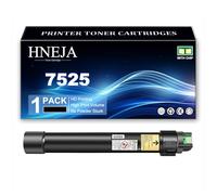 Cartucho Tóner 7525, Cartuchos Tóner Compatibles 006R01509 006R01512 006R01510 006R01511 para Xerox WorkCentre 7525 7530 7535 7545 7556 7825 7830 7835 7845 7855 7970 Impresoras,Black-1 Pack